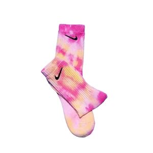 Hand Dyed Nike Socks "Starburst"